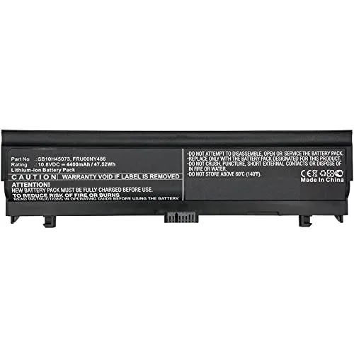 CoreParts - Laptop-Batterie (gleichwertig mit: Lenovo 00NY486, Lenovo 00NY488, Lenovo 00NY489, Lenovo FRU00NY486, Lenovo