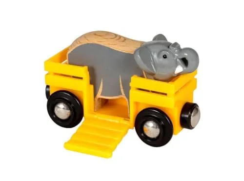 BRIO 33969 Tierwaggon Elefant