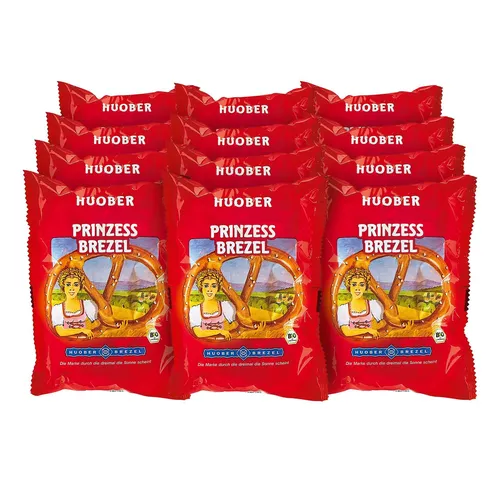 Huober Bio Prinzessbrezel 125 g, 12er Pack von SONSTIGE