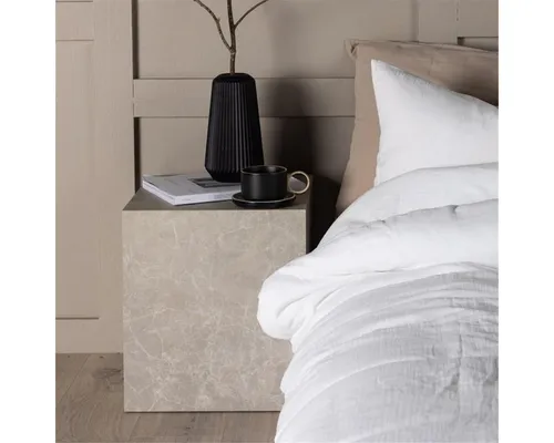 VERONA Nachttisch 40x45cm in beige von BOURGH