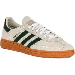 adidas Handball Spezial Damen Sneaker - Alumin Grün 40 EU - Stylischer Sneaker für Damen mit Wildleder-Obermaterial und Gummi-Laufsohle, ideal für Alltag und Beruf. Komfortabel und modisch in Alumin Grün.