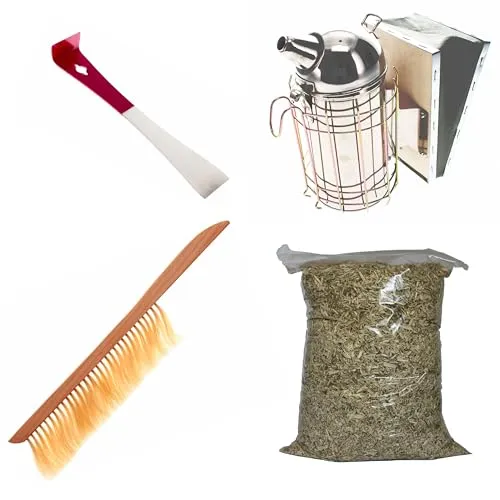 Rauchbläser (Smoker) Set für Jungimker und Imkerei Anfänger. 4-Teilig