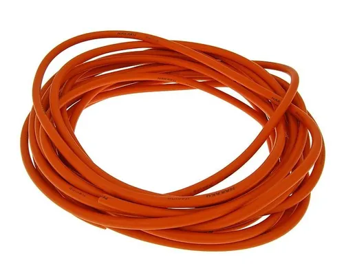 Naraku Zündkabel orange 10m lang 7,5mm dick für Roller Quad Moped universal
