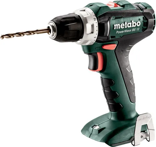 Metabo Akku-Bohrschrauber PowerMaxx BS 12 metaBOX 118 - Akkuschrauber mit extrem kurzer Bauform und leichtem Design, ideal für vielseitige Einsätze. Inklusive LED-Arbeitslicht und praktischer metaBOX für sicheren Transport und Aufbewahrung.
