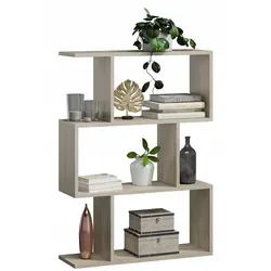 Matkam Möbel Bücheregal, Sonoma Eiche, Holzwerkstoff, 76.4x107x28 cm, Wohnzimmer, Regale, Bücherregale