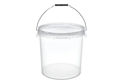 Garronda Putzeimer GD-0072 - 20-tlg. Set mit Deckel - Putzeimer für Lebensmittel und Chemikalien, lebensmittelecht und auslaufsicher, ideal für Küche, Garage und mehr.