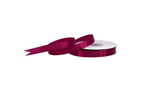Creativery Satinband, Satinband 12mm x 25m Rolle Weinrot / Bordeaux