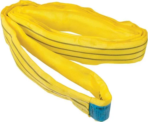 Silverline 933218 Endloshebeband 3000 kg, 2 m - Rundschlingen mit 3000 kg Tragkraft, aus 100 % hochfestem PES-Polyester für sicheres Anheben zylindrischer Gegenstände. Ideal für schwere und unförmige Lasten, entspricht EN 1492-2: 2000 mit Sicherheitsfaktor 7:1.