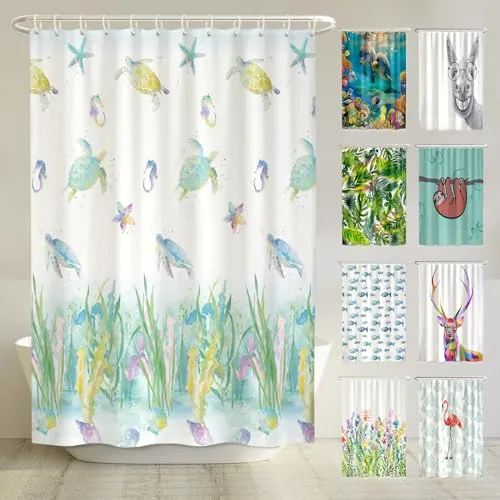 arteneur® Ozean Duschvorhang 180x200 in blau von Arteneur