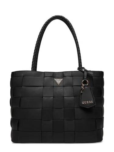 Guess Schultertasche Girlfriend Tote schwarz in schwarz von GUESS