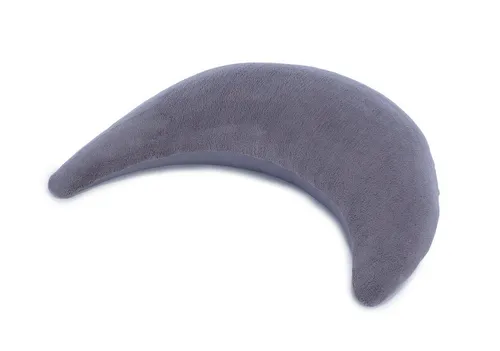 Theraline Plüschmond Mondkissen 140x27 cm – Komfortables Stillkissen in Steingrau - Kategorie: Kissen. Das vielseitige Mondkissen bietet optimalen Halt und Komfort beim Stillen und Entspannen.
