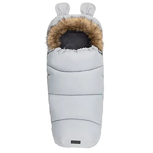MoMi Kinderfußsack 45 x 95 cm für Kinderwagen – Warm und wasserabweisend - Ideal für die kalte Jahreszeit: Der MoMi Kinderfußsack (45 x 95 cm) schützt Babys ab dem 1. Lebenstag vor Kälte und Nässe. Passend für 3- und 5-Punkt-Gurtsysteme, sorgt er für Komfort in Kinderwagen, Buggys und Schlitten.