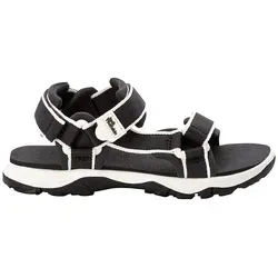 Jack Wolfskin Unisex Seven Seas 3 K Sandale, Schwarz, 33 EU - Wanderschuhe: Leichte und flexible Freizeitsandale mit griffiger Sohle und komfortabler gedämpfter Ferse für optimalen Halt.