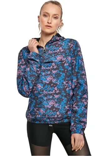 URBAN CLASSICS Damen Camo Pull Over Jacket von Urban Classics
