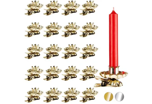 Kerzenständer Gold von BRUBAKER