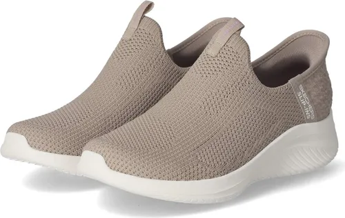 Skechers Damen Ultra Flex 3.0 Easy Win Sneaker, Taupe, 40 EU - Damen-Sneaker mit Stretch-Passform aus atmungsaktivem Engineered Mesh, maschinenwaschbar und ausgestattet mit luftgekühltem Memory-Schaum für maximalen Komfort.