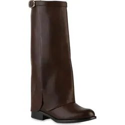 VAN HILL Damen Gefütterte Klassische Stiefel 841788 von Van Hill