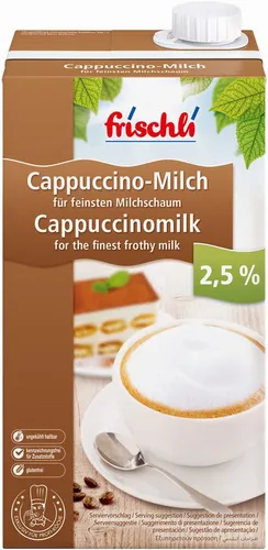 frischli Milch, Frischli Cappuccino Milch 2,5% eine gute Kaffeespezialität 1000ml