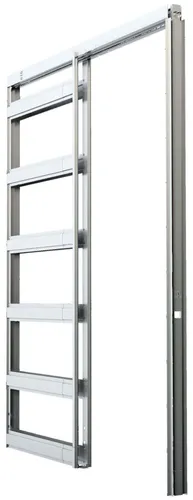 Dalsys Schiebetürsystem Einbausatz Trockenbau, CW 75 Silber von Dalsys