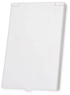 Pro Plus CEE-Eingangssteckdose, weiß - Außensteckdose mit ausschwenkbarem Stecker und Klappdeckel, ideal für den Außenbereich. Schutzart IP44 sorgt für Sicherheit bei jedem Wetter.