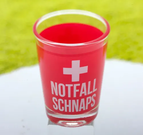 sheepworld Schnapsglas Shotglas Notfall 6cl