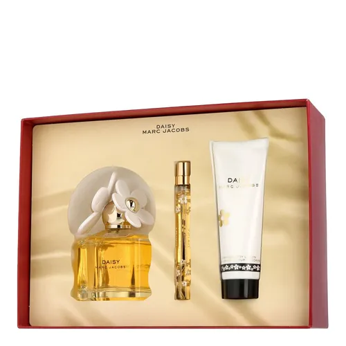 Marc Jacobs Daisy Edt Spray 100 ml Set - Entdecken Sie das stilvolle Marc Jacobs Daisy Set mit 100 ml EDT und weiteren Essentials. Perfekt zum Organisieren von Make-up und Accessoires, vereint es Funktionalität mit einem Hauch von Eleganz.