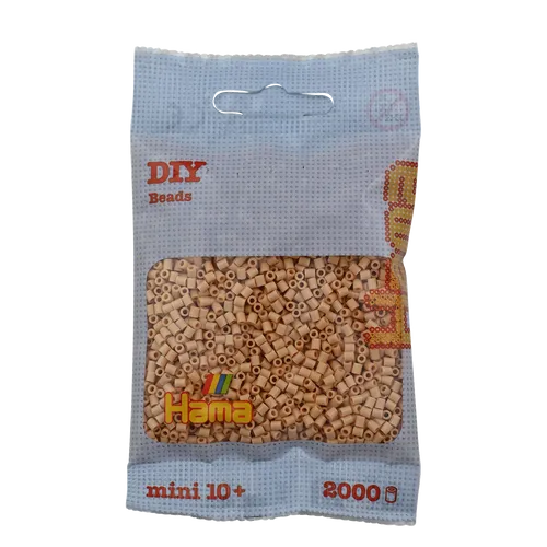 Mini Bügelperlen - Beige Hama 501-27 Ø 2,5 mm Perlen Steckperlen Beads 2000