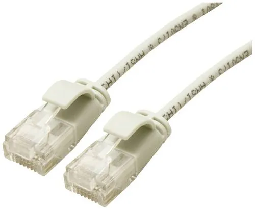 Roline green 21.44.3905 RJ45 Patchkabel CAT 6a U/UTP 2.00 m Grau 1 St.