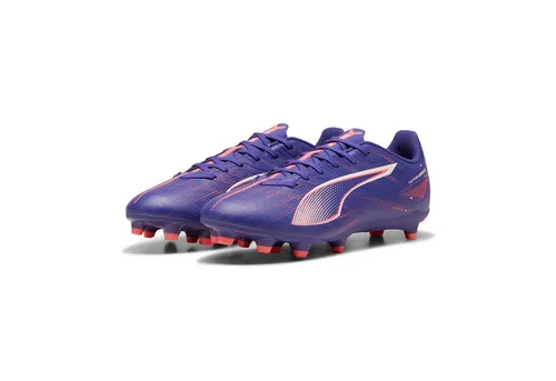 Puma Ultra 5 Play FG/AG Fußballschuhe - Lila/Weiß - 9 - Fußballschuhe mit innovativer SPEEDSYSTEM-Außensohle für explosive Geschwindigkeit und optimale Traktion auf festen und künstlichen Untergründen. Ideal für schnelle Spieler, die ihr Spiel auf das nächste Level heben wollen.