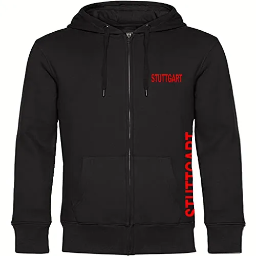 multifanshop Kapuzen Sweatshirt Jacke in schwarz von Multifanshop