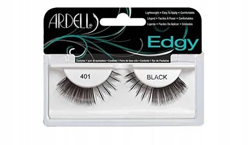 Falsche Wimpern natürliches Menschenhaar Wimpernverlängerung Ardell Edgy #401