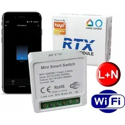 Licht-Relais-Modul Beleuchtungssteuerung 1OB. WiFi TUYA Smart RTX Eco