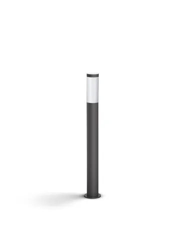 Philips UTRECHT Post Anthracite 1x20W HV - Wegeleuchte von Philips, 20 W, E27, ohne Leuchtmittel, ideal für stimmungsvolle Außenbeleuchtung und langlebig im Design.