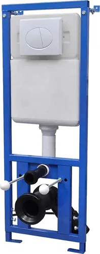 vidaXL Unterputz Spülkasten 11 L - Modernes Vorwandelement für Wand WC - Spülkasten für wandhängende Toiletten, wassersparend mit zwei Spülmengen und guter Geräuschdämmung. Stabiler Stahlrahmen und langlebiger HDPE-Wassertank für eine moderne Badezimmergestaltung.