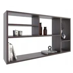 Matkam Möbel Wandregal Milano, Wenge in grau von Matkam Möbel