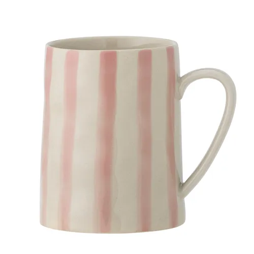Bloomingville Becher BEGONIA Rosa Keramik 440 ml Tasse Kaffeebecher Teebecher