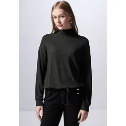 Turtleneck Shirt für Damen - Stylisches Langarm T-Shirt mit Turtleneck und praktischem Tunnelzug, aus bequemem Viskosemix mit Stretchanteil für optimalen Tragekomfort.