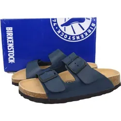 Birkenstock Arizona Soft Footbed Blau Glattleder - Blau - 35