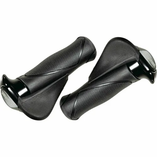 Humpert ergotec MultiFlex Lenkergriff MF-1 130 mm Schwarz - Fahrradgriffe mit ergonomischem Design für optimalen Komfort, ideal für diverse Fahrradtypen, von E-Bikes bis Rennrädern.