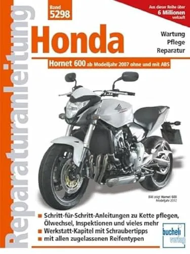 Honda Hornet 600 (PC 41) Reparaturanleitungen von Bucheli Verlag