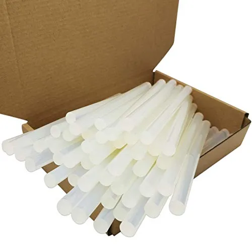 FZGUSYAF Heißklebestifte 11x180mm Transparent Klebstoff für 11mm Heißklebepistole - Packung mit 45