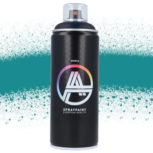 Double A Spraypaint Sprühdose 400ml Sprühfarbe Acryllack Sprühlack matt hochdeckend DIY Kunststoff Metall Möbel Deko (DA-200 Backyard Ocean)