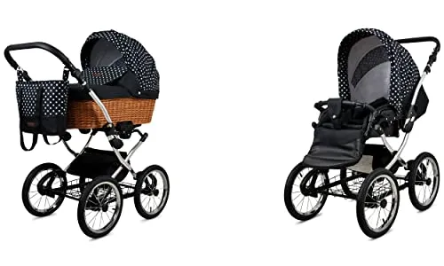 BabyLux ALU 2in1 Kinderwagen – Vielseitiger Buggy für Neugeborene und Kleinkinder - Buggys: Multifunktionaler Kinderwagen mit elegantem Design, verstellbaren Funktionen und hohem Sicherheitsstandard für maximalen Komfort und Stil.
