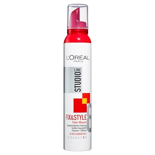 L'Oréal Paris Styling Schaumfestiger Studio Line Fix & Style Mousse 200 ml