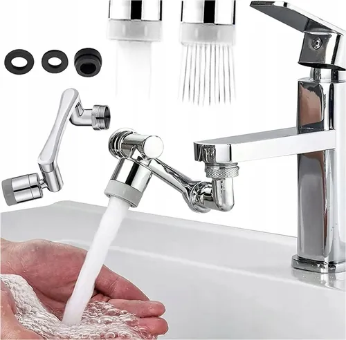 STRONG Schwenkbarer Wasserhahn-Luftsprudler Verlängerung METALL-Luftsprudler Auf