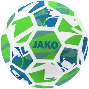 JAKO Fußball Lightball River, 2343-676, Größe 5, grün/blau, 290 Gramm, Trainingsball