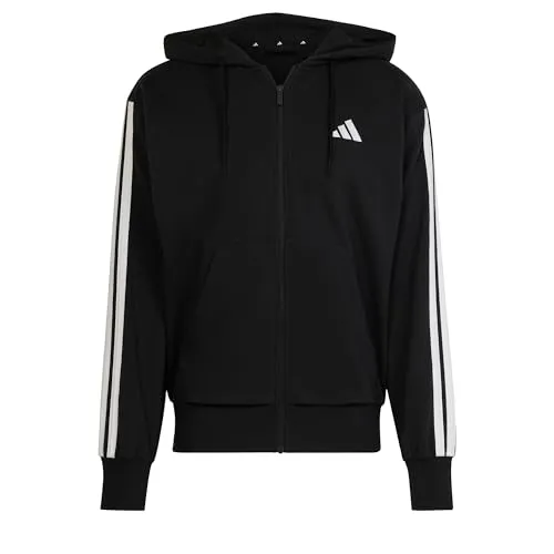 Kapuzenjacke Herren Baumwolle - Schwarz, Bequeme Sweatshirtjacke für jeden Anlass - Sweatshirtjacken aus weicher Baumwolle mit perfektem Schnitt für Sport und Alltag. Ideal für Komfort und Stil.