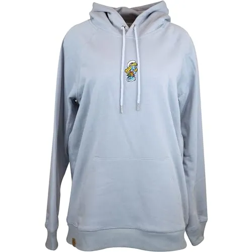 Bavarian Caps Damen Schlumpfine Hoodie, hellblau, XXL