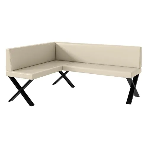 MEBLINI Eckbank für Esszimmer in weiß von MEBLINI