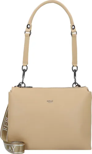 Replay Schultertasche 35 cm - Umhängetasche aus langlebigem Polyurethan, mit verstellbarem Riemen und praktischen Innentaschen – ideal für den modernen Alltag!